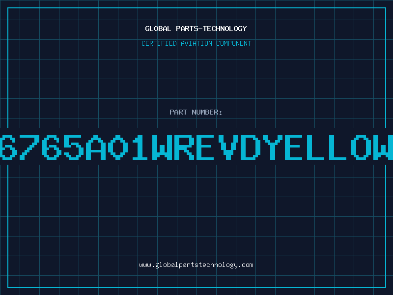 Aviation Part 6765A01WREVDYELLOW