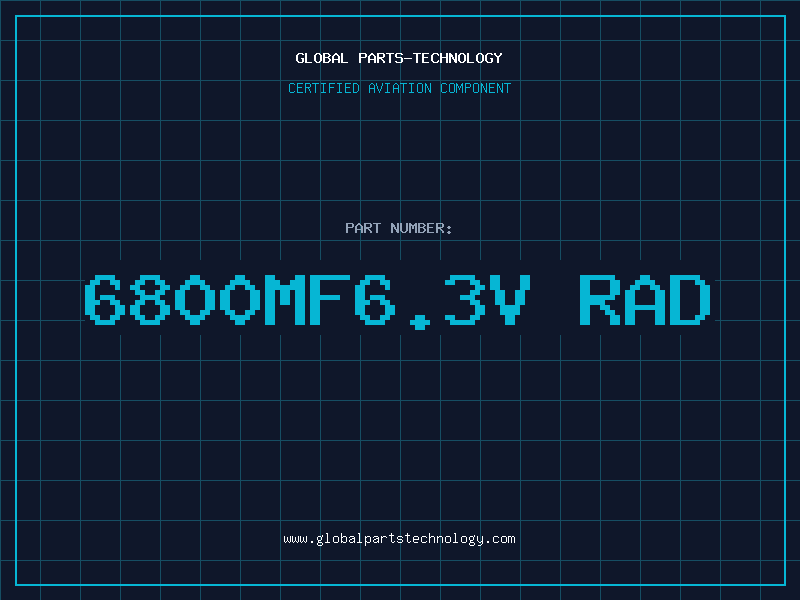 Aviation Part 6800MF6.3V RAD