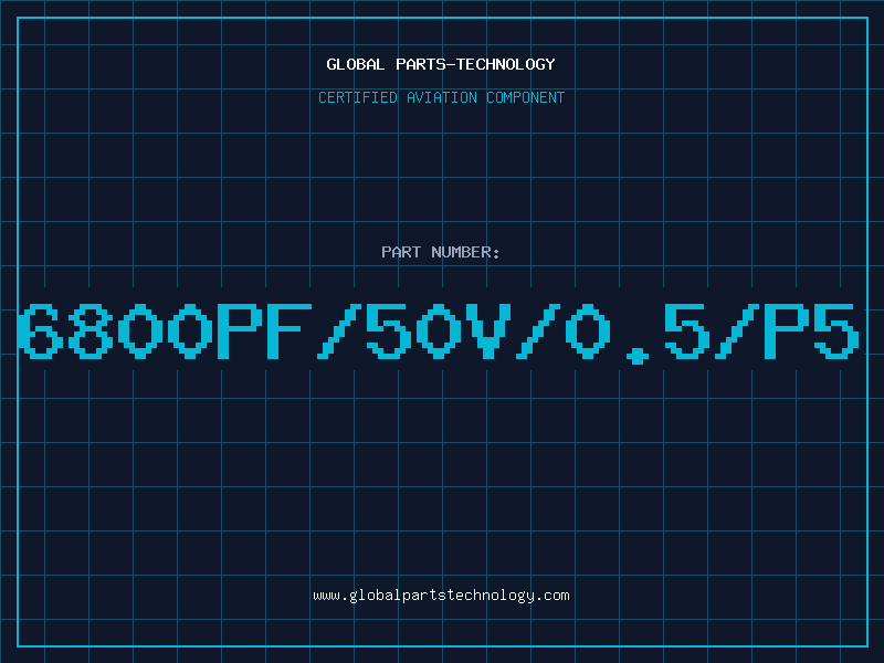 Aviation Part 6800PF/50V/0.5/P5