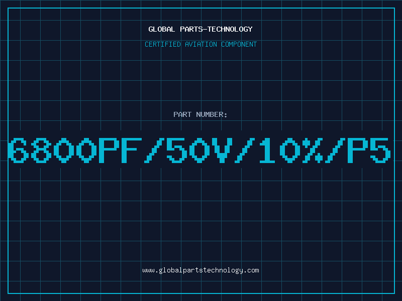Aviation Part 6800PF/50V/10%/P5