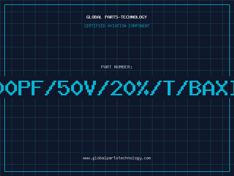 Aviation Part 6800PF/50V/20%/T/BAXIAL