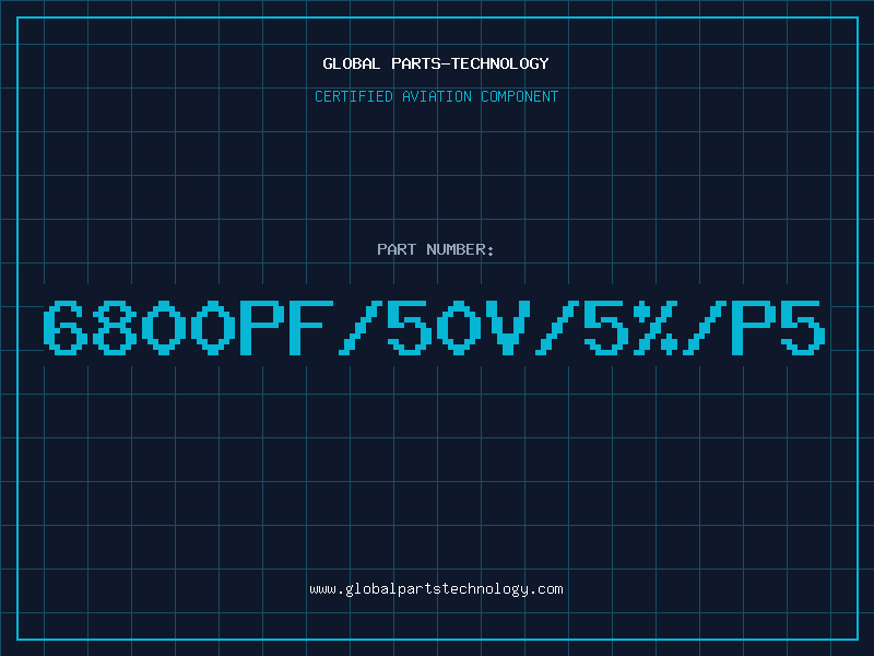 Aviation Part 6800PF/50V/5%/P5