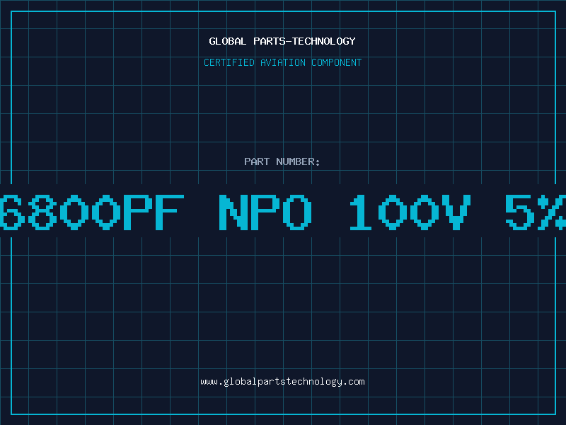 Aviation Part 6800PF NPO 100V 5%