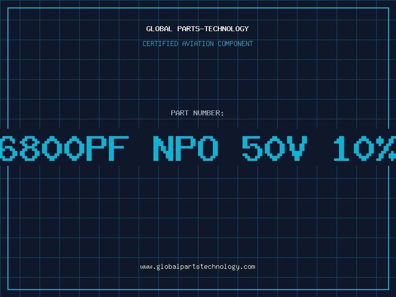 Aviation Part 6800PF NPO 50V 10%
