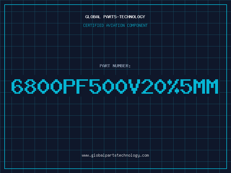 Aviation Part 6800PF500V205MM
