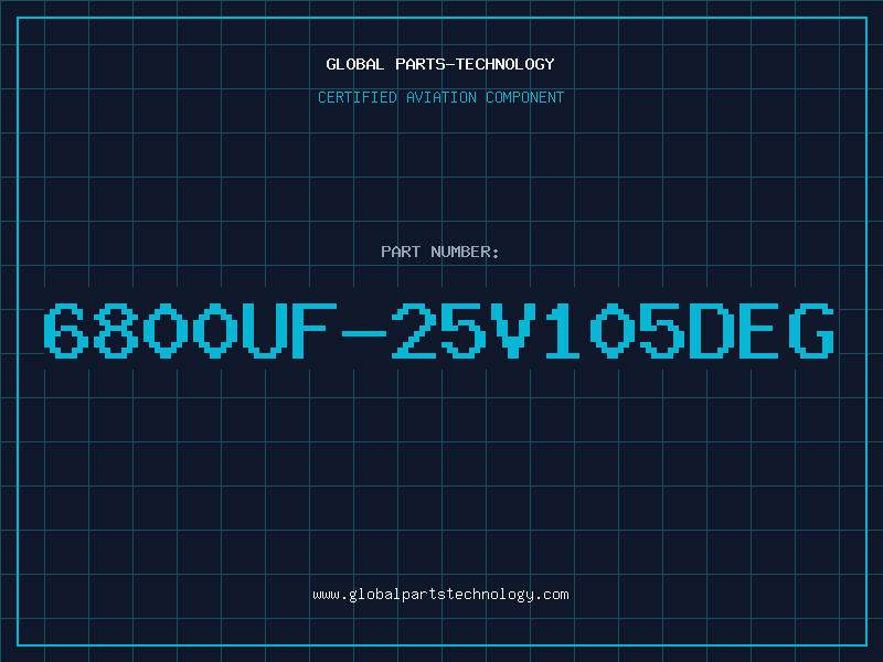 Aviation Part 6800UF-25V105DEG
