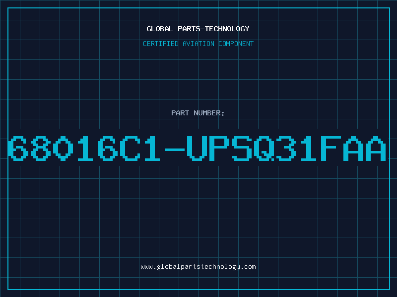 Aviation Part 68016C1-UPSQ31FAA