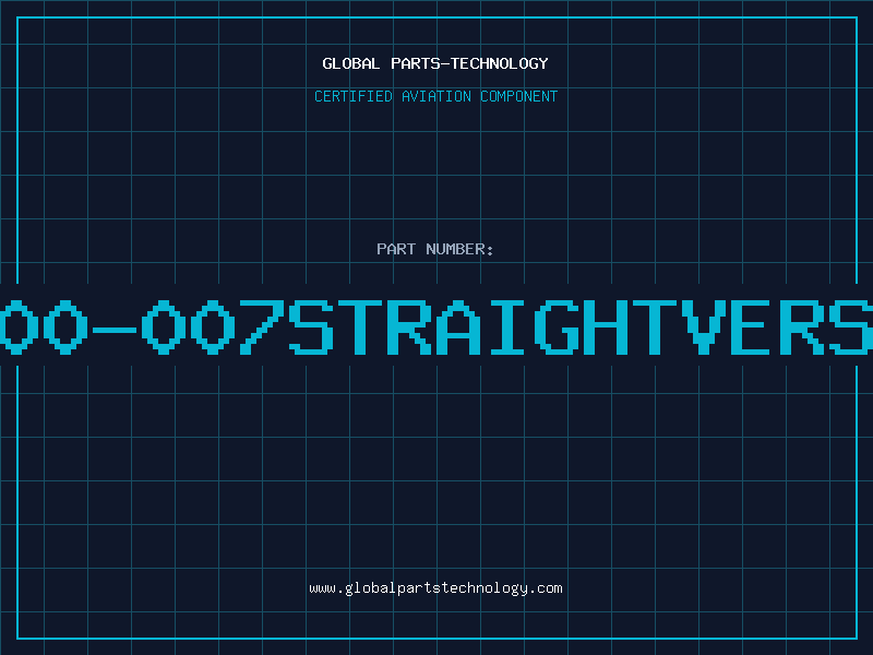 Aviation Part 68100-007STRAIGHTVERSION