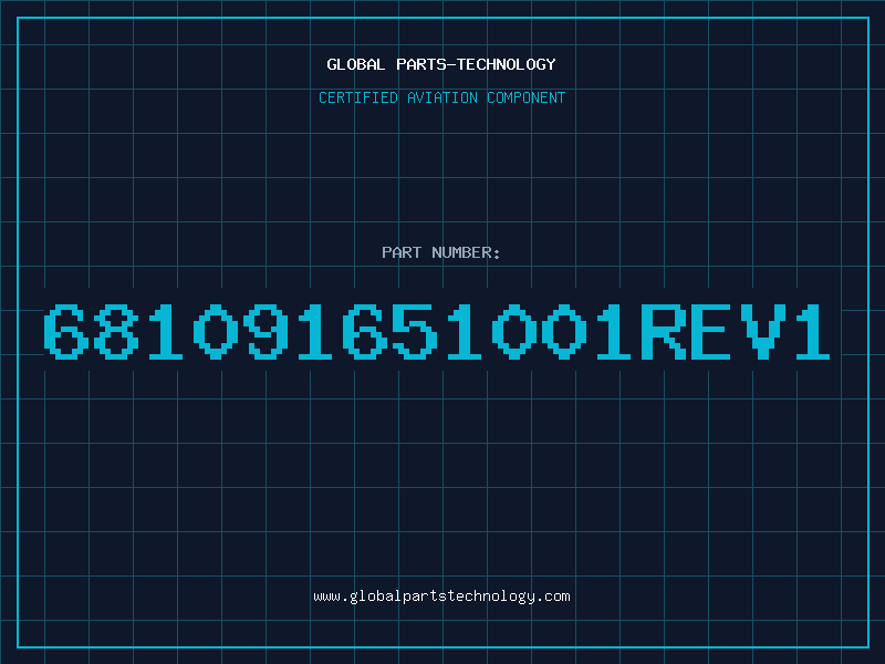 Aviation Part 681091651001REV1