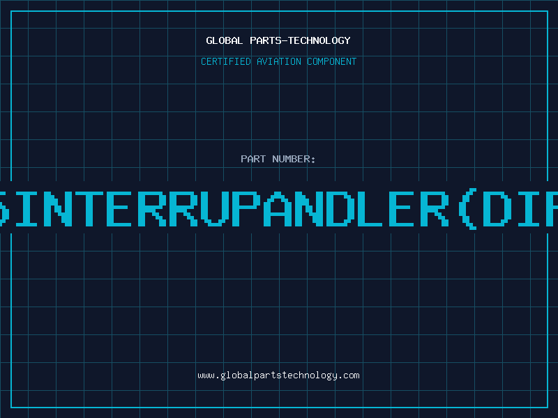 Aviation Part 68155INTERRUPANDLERDIPORPL