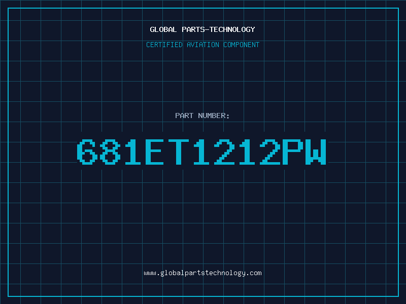 Aviation Part 681ET1212PW