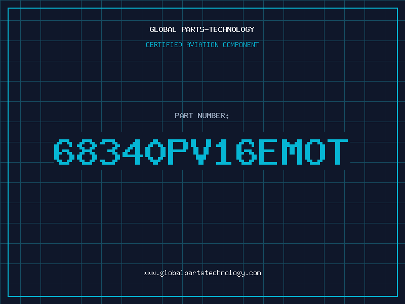 Aviation Part 68340PV16EMOT