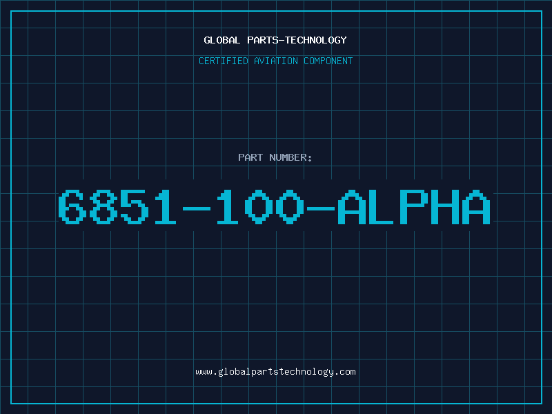 Aviation Part 6851-100-ALPHA