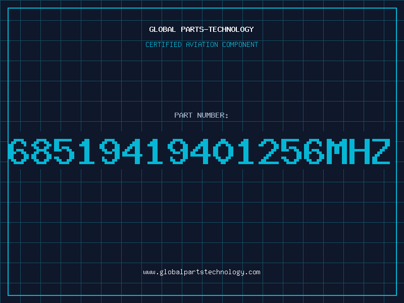 Aviation Part 68519419401256MHZ