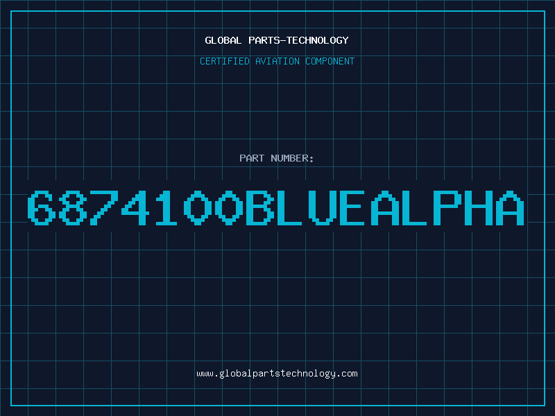 Aviation Part 6874100BLUEALPHA