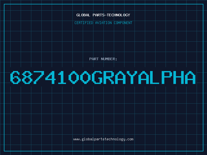 Aviation Part 6874100GRAYALPHA