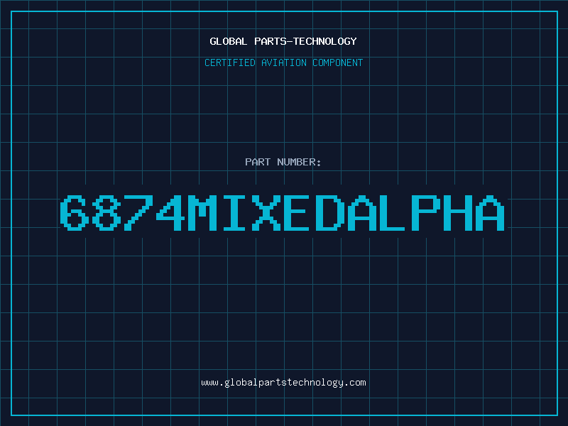 Aviation Part 6874MIXEDALPHA
