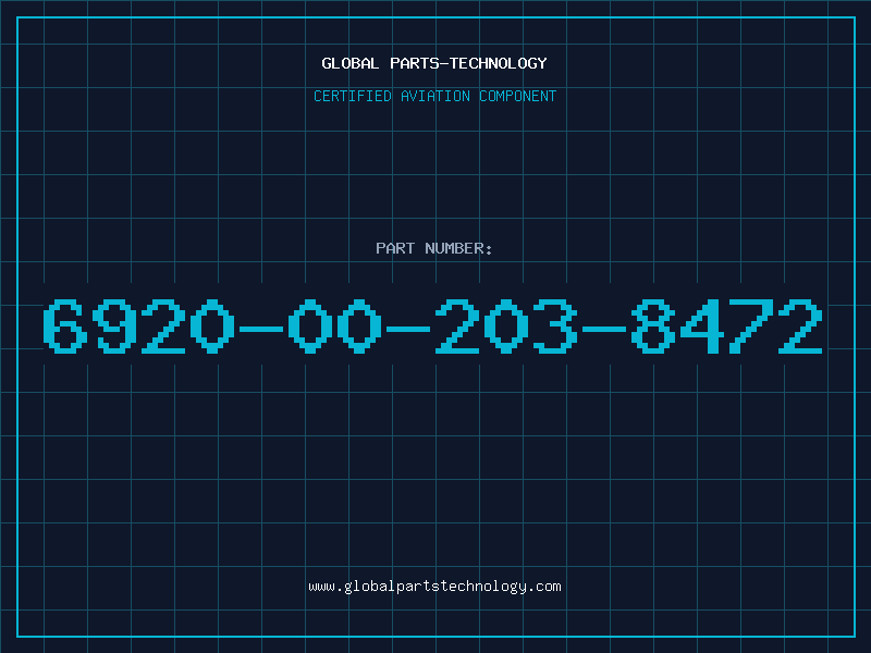 Aviation Part 6920-00-203-8472