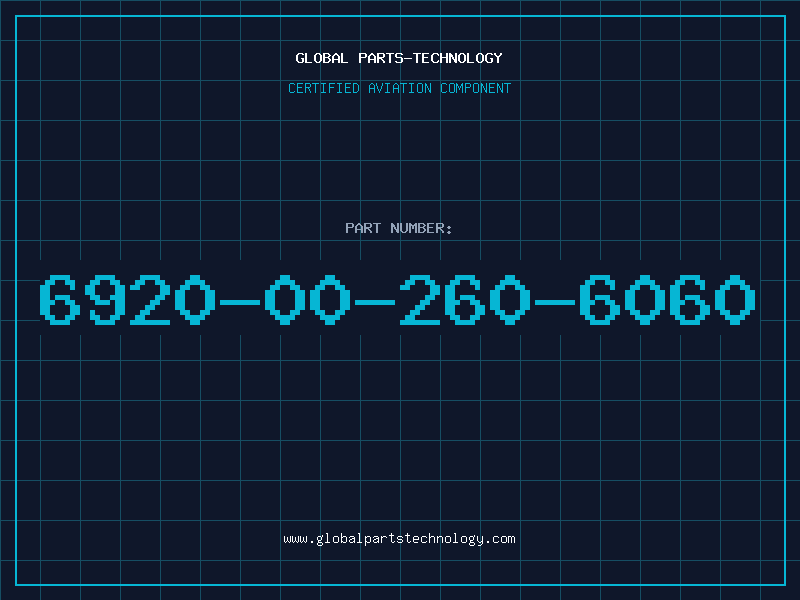 Aviation Part 6920-00-260-6060