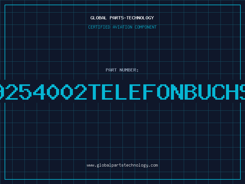 Aviation Part 69254002TelefonBuchse