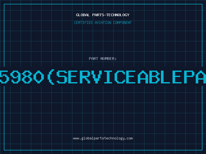 Aviation Part 695980serviceablepart