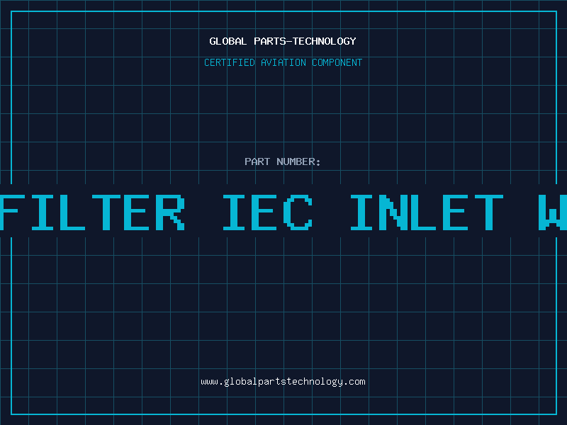 Aviation Part 6A FILTER IEC INLET WITH