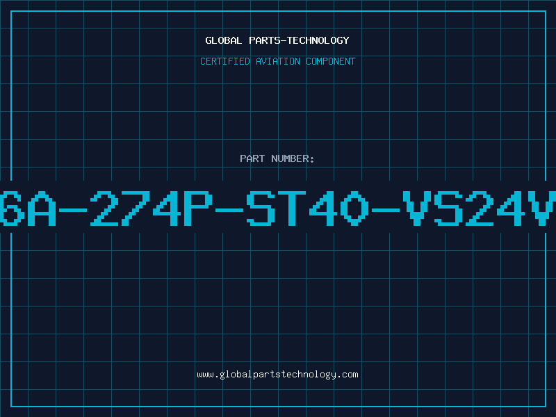 Aviation Part 6A-274P-ST40-VS24V