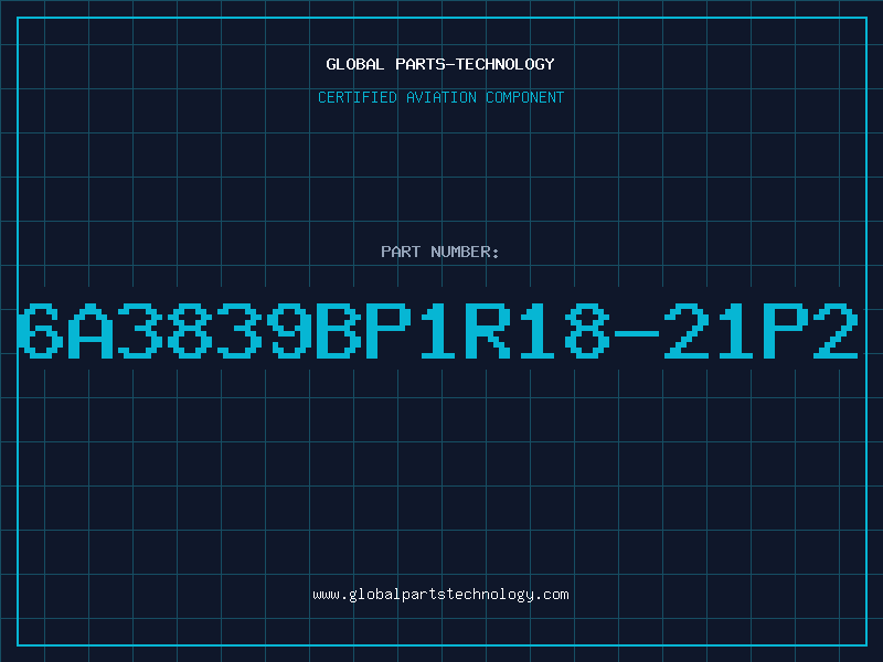 Aviation Part 6A3839BP1R18-21P2