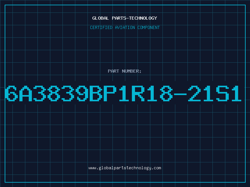 Aviation Part 6A3839BP1R18-21S1