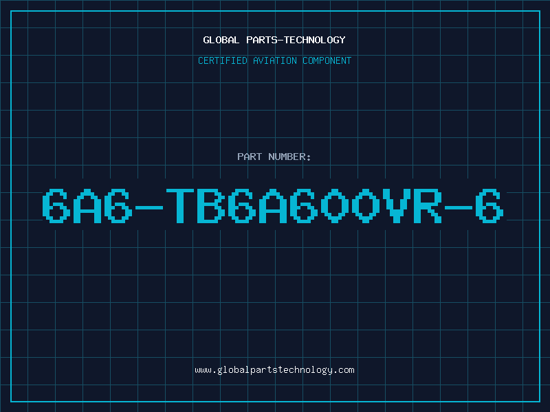 Aviation Part 6A6-TB6A600VR-6