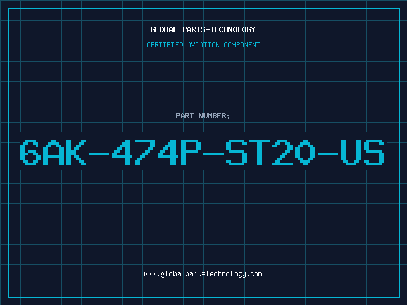 Aviation Part 6AK-474P-ST20-US