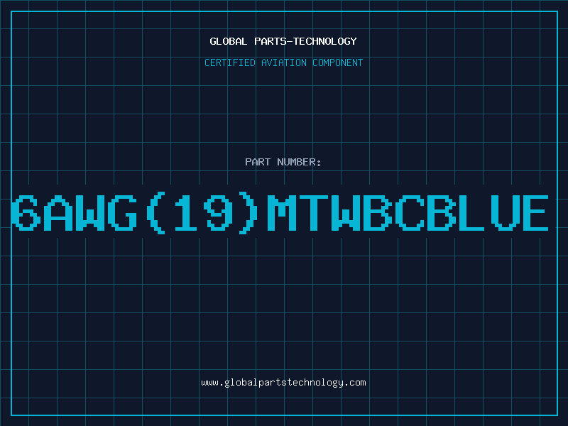 Aviation Part 6AWG19MTWBCBLUE