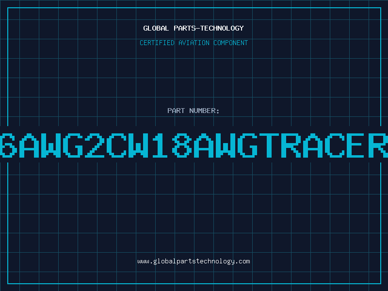 Aviation Part 6AWG2CW18AWGTRACER