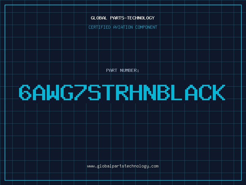 Aviation Part 6AWG7STRHNBLACK