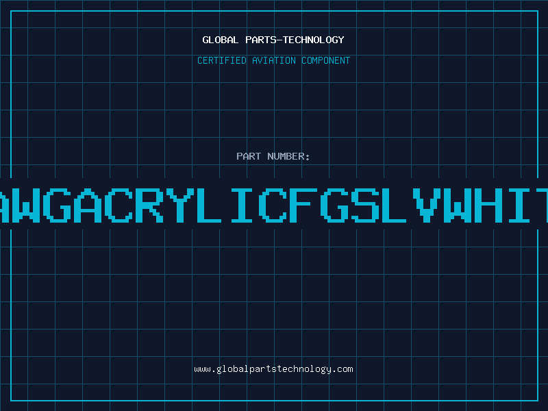 Aviation Part 6AWGACRYLICFGSLVWHITE