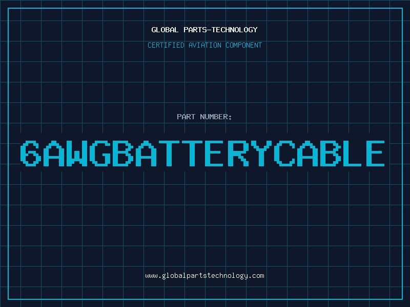 Aviation Part 6AWGBATTERYCABLE