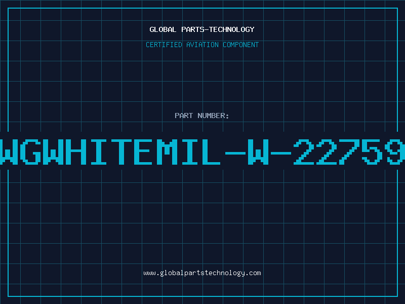 Aviation Part 6AWGWHITEMIL-W-22759/3