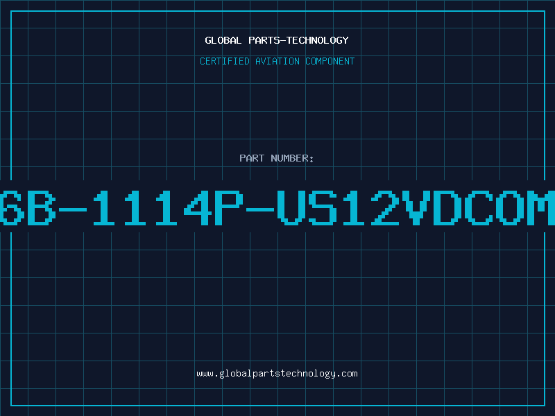 Aviation Part 6B-1114P-US12VDCOM