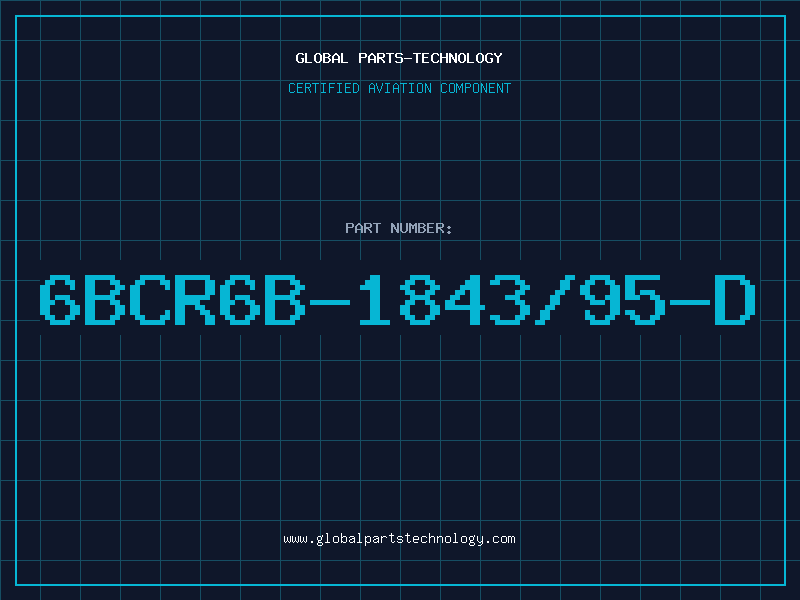 Aviation Part 6BCR6B-1843/95-D