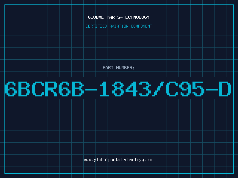 Aviation Part 6BCR6B-1843/C95-D
