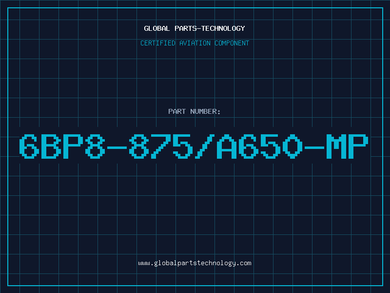 Aviation Part 6BP8-875/A650-MP