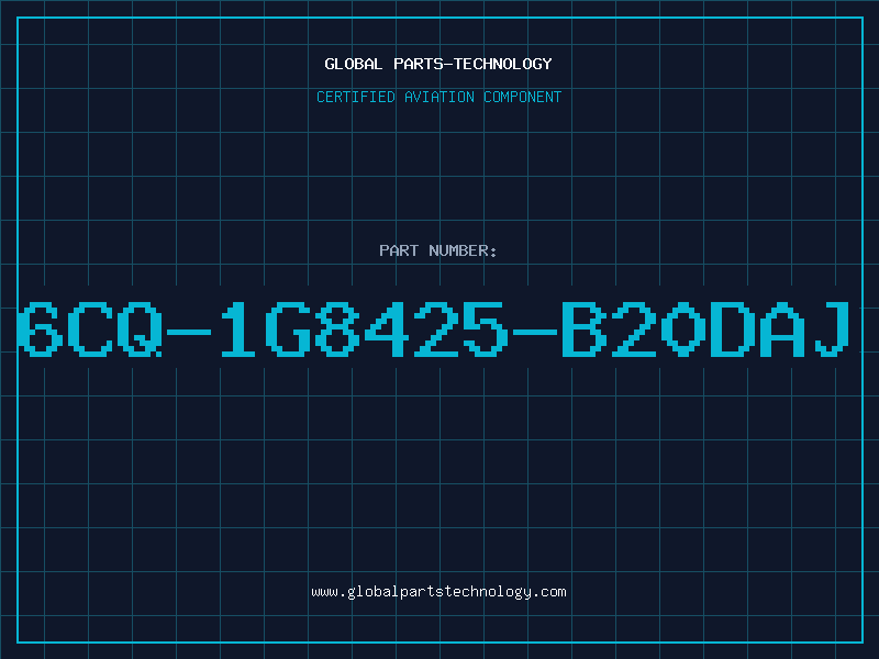 Aviation Part 6CQ-1G8425-B20DAJ