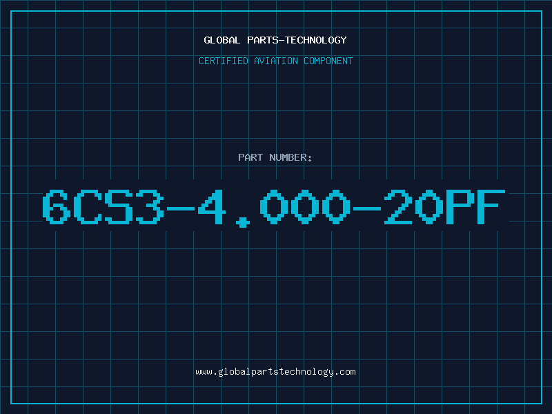 Aviation Part 6CS3-4.000-20PF