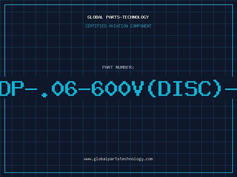 Aviation Part 6DP-.06-600V(DISC)-A