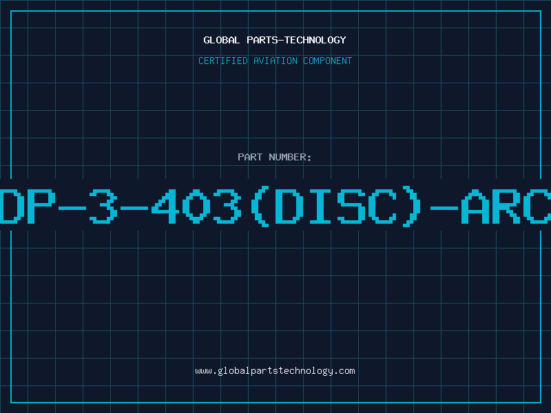 Aviation Part 6DP-3-403(DISC)-ARCO