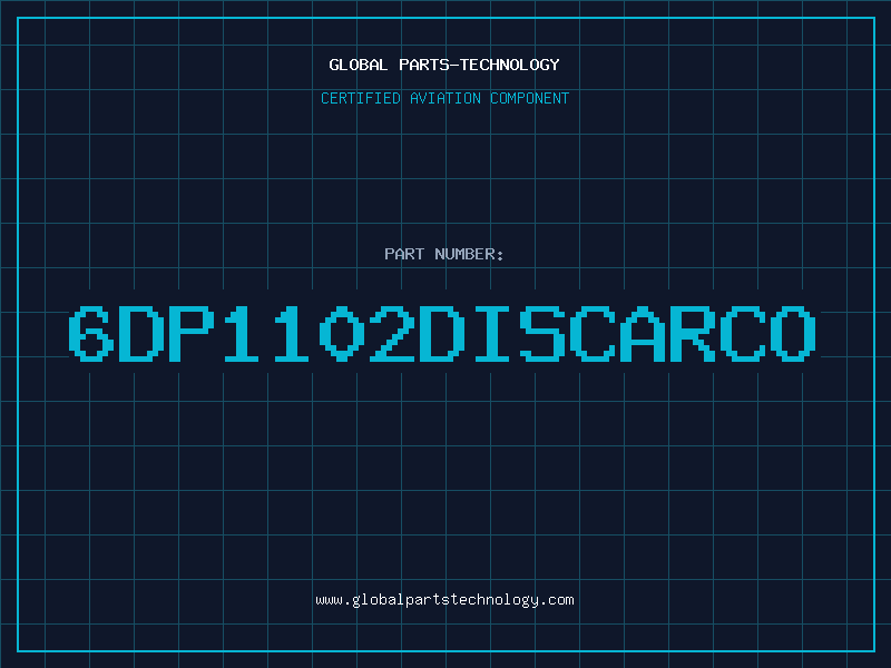 Aviation Part 6DP1102DISCARCO