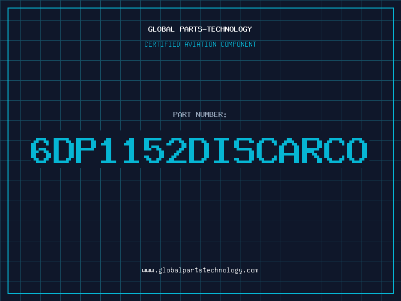 Aviation Part 6DP1152DISCARCO