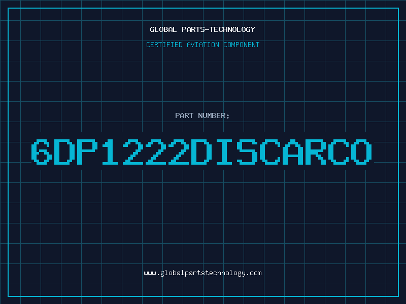 Aviation Part 6DP1222DISCARCO