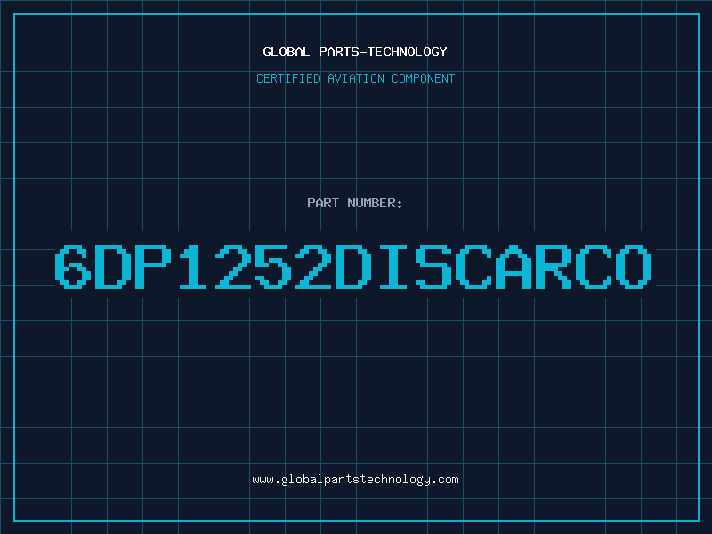 Aviation Part 6DP1252DISCARCO