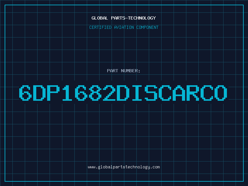 Aviation Part 6DP1682DISCARCO